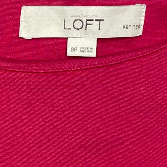 Loft Hot Pink Formal Mini Dress - Picture 3 of 5